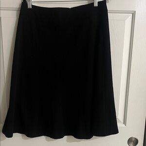 Rafaella Elegant Black A-Line Skirt